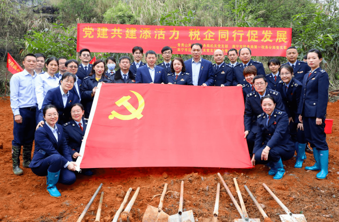 党建引领新发展税企联动润绿城