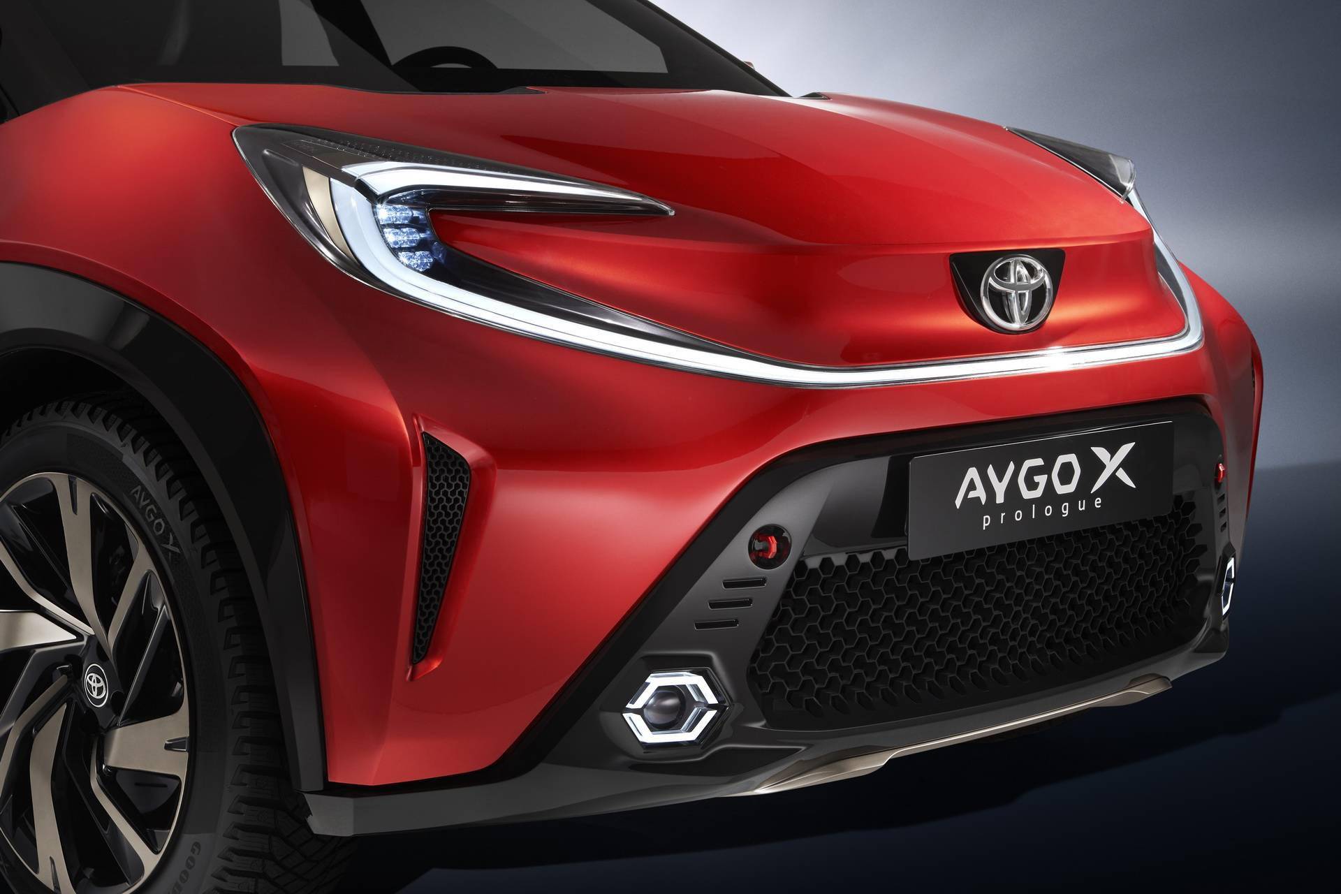 全新丰田 aygo x prologue 概念车预告 2022 款小型坚固跨界车