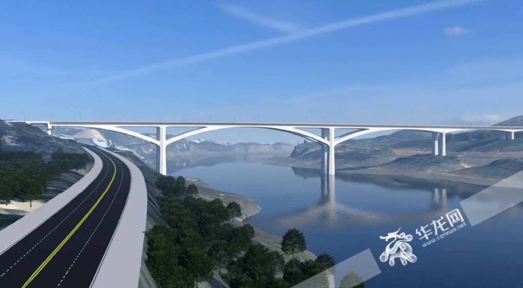 礼嘉嘉陵江大桥全桥合龙了 预计今年9月达到通车运行条件