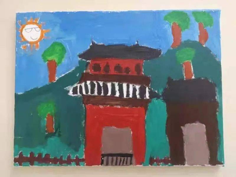 "我眼中的锦绣太原——蒙山的春天"获奖绘画作品展出