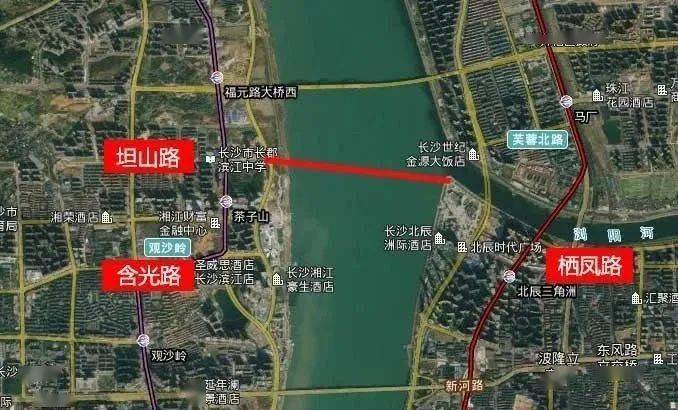 长沙基建长沙多个过江通道最新规划覆盖主城及南北城区