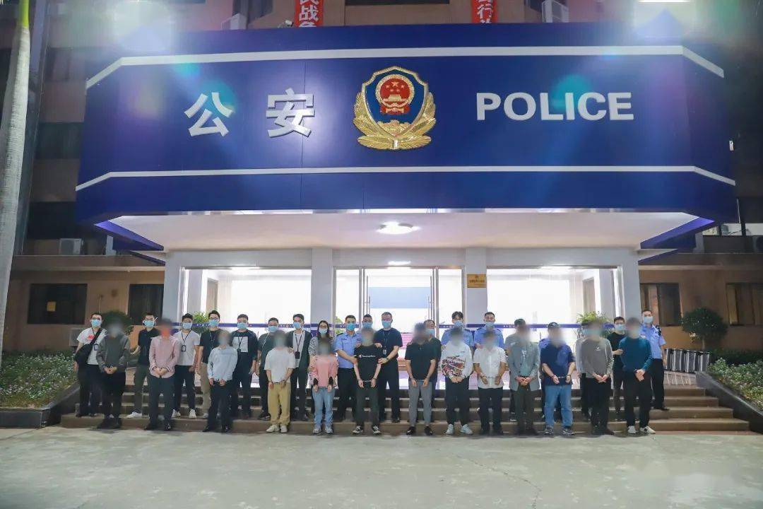 恩平公安大行动抓捕40多人