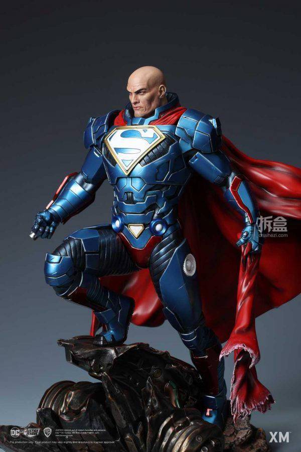 xm studios 1/6 dc重生系列 卢瑟 luthor 雕像