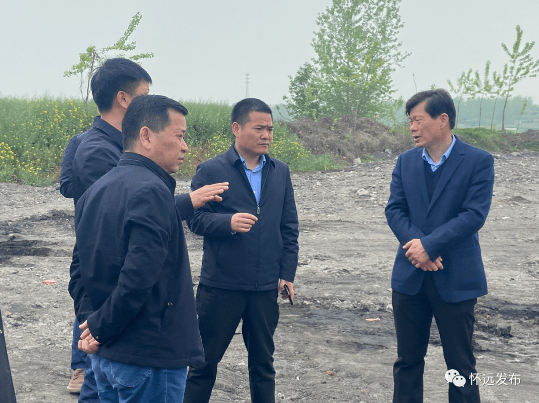 现场督办县长高东升前往这些地方
