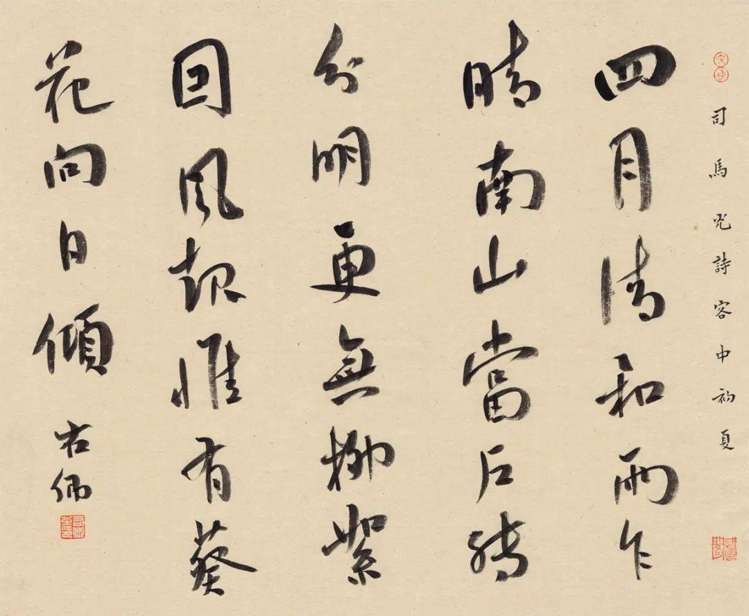 徐祯良 《临鲜于璜碑额》 48x72cm