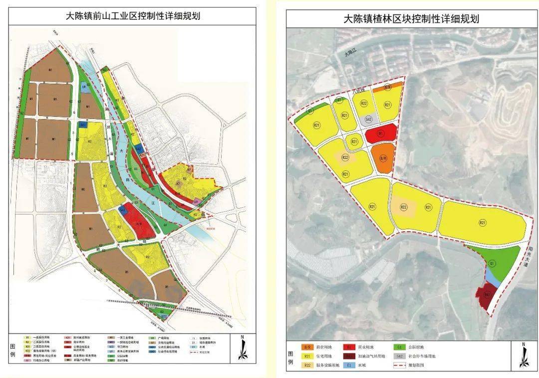 涉及义乌3个区块._大陈镇