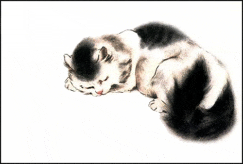 这组动态水墨画,生动有趣