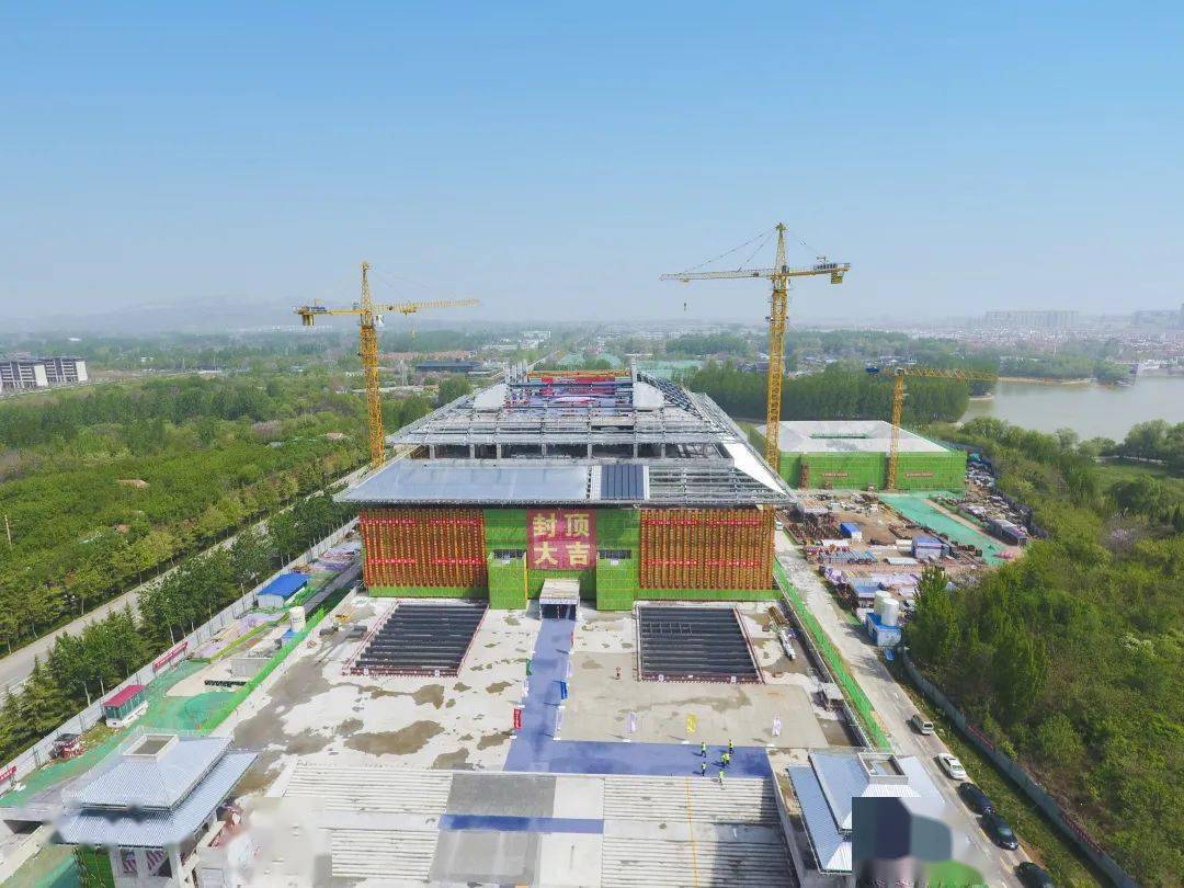 青州博物馆新馆主体结构封顶
