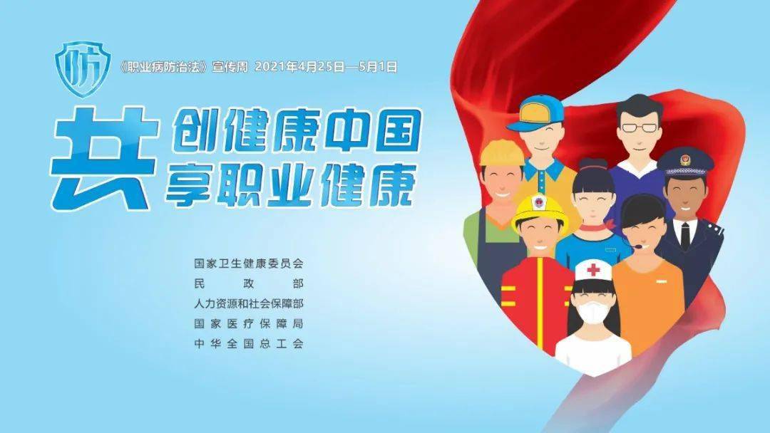 《职业病防治法》宣传周来啦!共创健康中国,共享职业健康