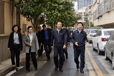 鹤壁市鹤山区区委副书记周翔一行来仙营街道考察文明城市创建工作