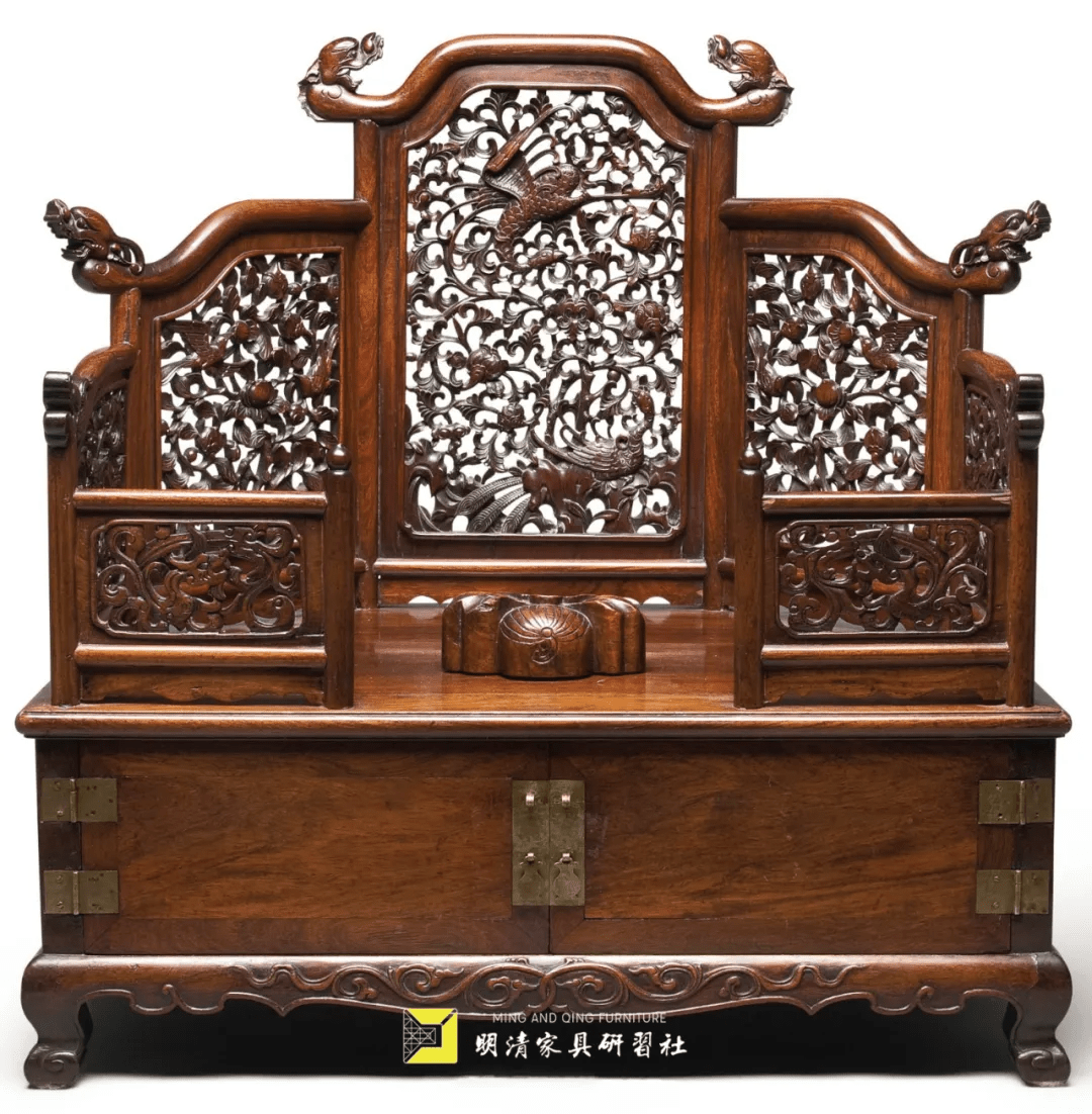 明清家具资料库:镜台_黄花梨