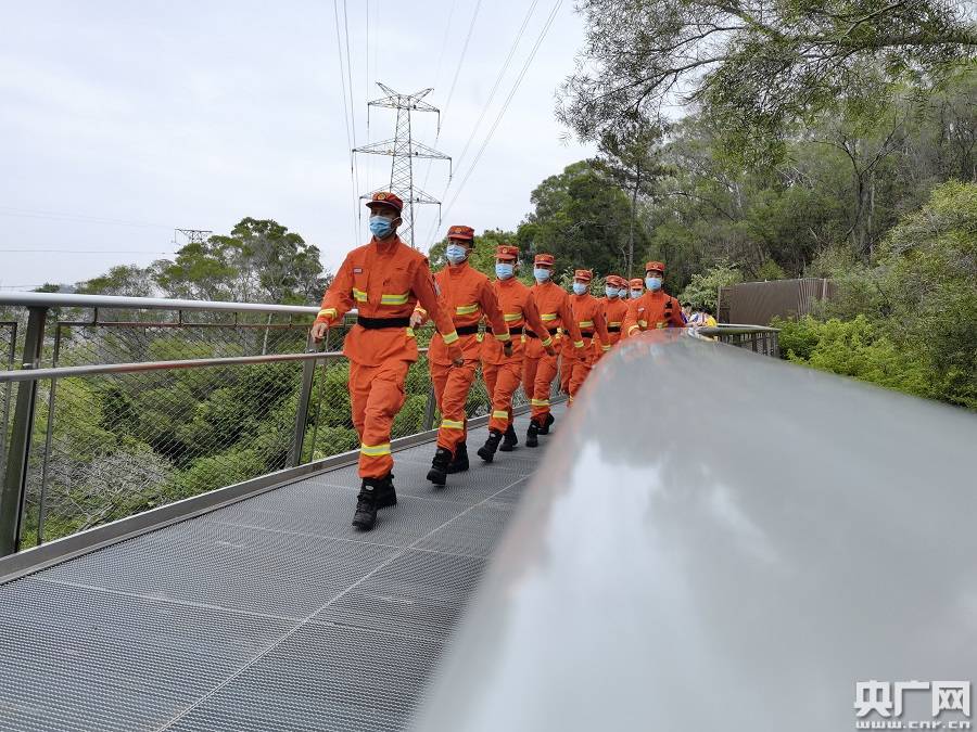 福建厦门森林消防员"五一"我在岗 执勤正当时