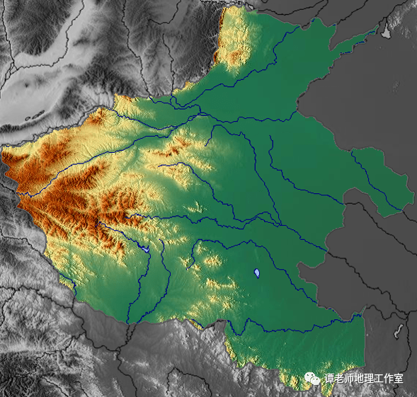 你知道几个?附中国各省级行政区三维地形图