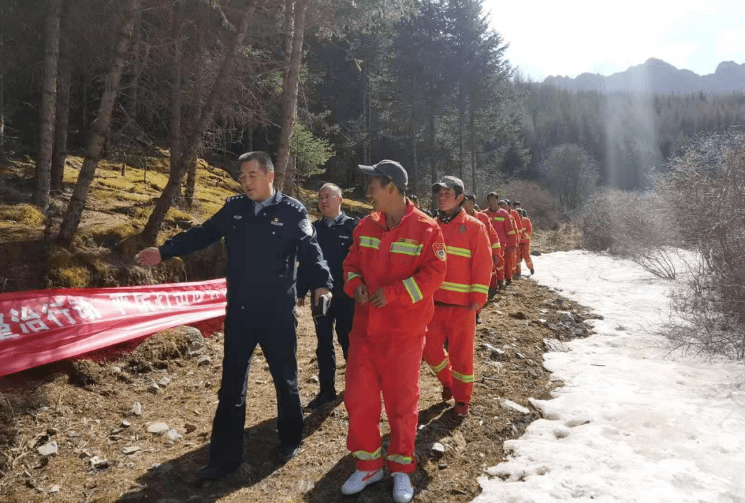 海东森警支队开展森林执法巡查活动