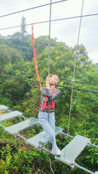 凌空步步惊心桥 惊心动魄