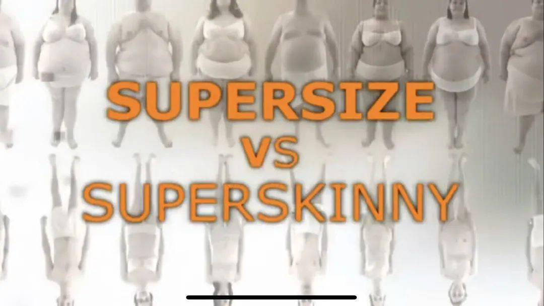 在英国,就有这么一档综艺节目:supersize vs superskinny,是一档让一