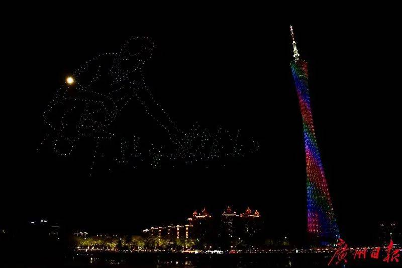 夜空|昨晚，广州夜空上演超震撼一幕！