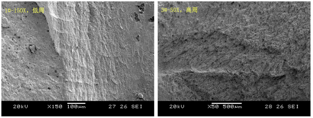 10b21紧固件低周疲劳和高周疲劳的断口分析!