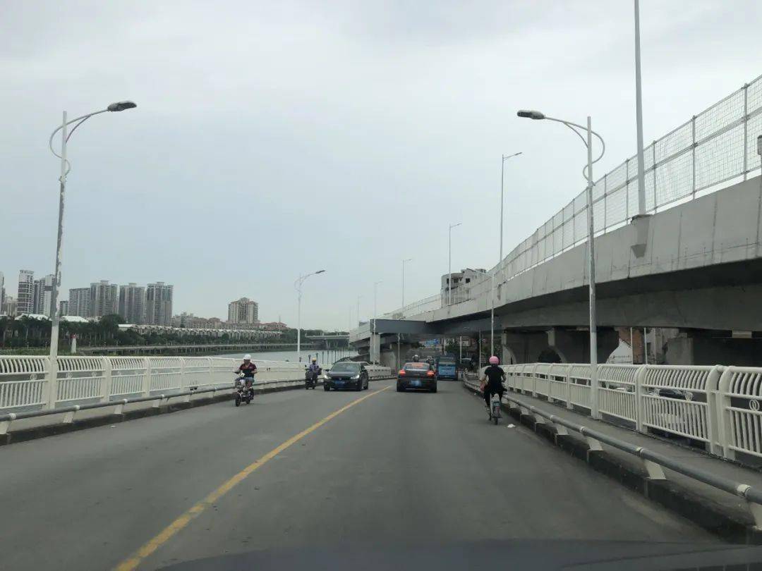 好消息石湾大桥解封开车往石龙方向恢复正常通行