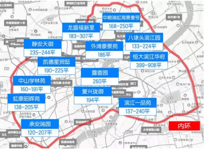 上海内环首个分数线73.73分!