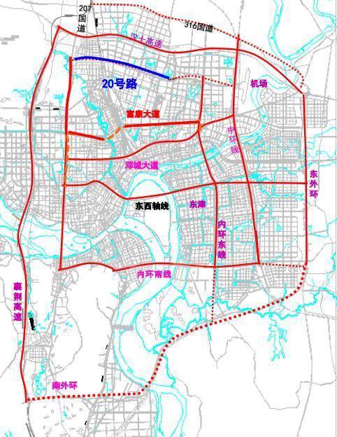 高架桥改造襄城连通东津的内环南线上马可期襄阳市