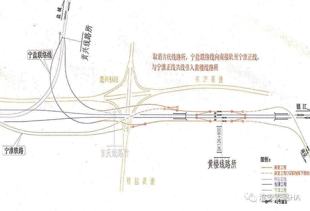 585m,宁盐上行联络线桥长1903.2m.