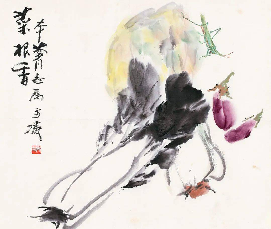 王雪涛画小品回味无穷勾人食欲
