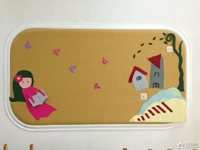 幼儿园宣传栏布置之漂亮的边框设计_家园