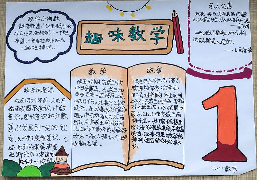【正·播报】阅读数学文化 感悟数学魅力 ——六年级数学阅读活动掠影