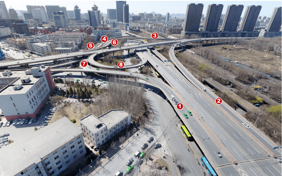 五一路立交桥平面布置图
