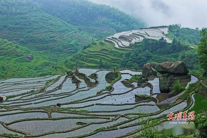 美丽的亮源乡元明坳梯田