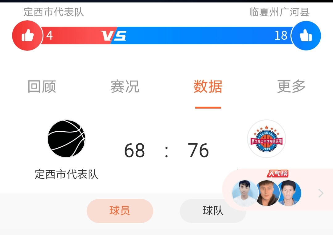 广河县篮球健儿代表临夏州广河县出征本届赛事,队员分别是:马成伟,马
