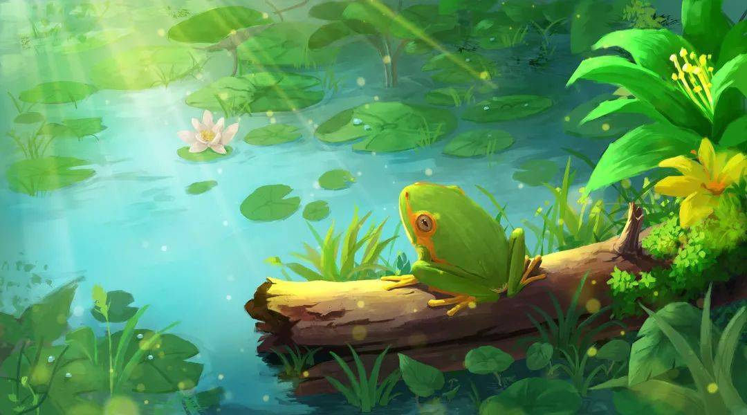 创意美术 | 池塘里的小青蛙(祖庙路分馆)