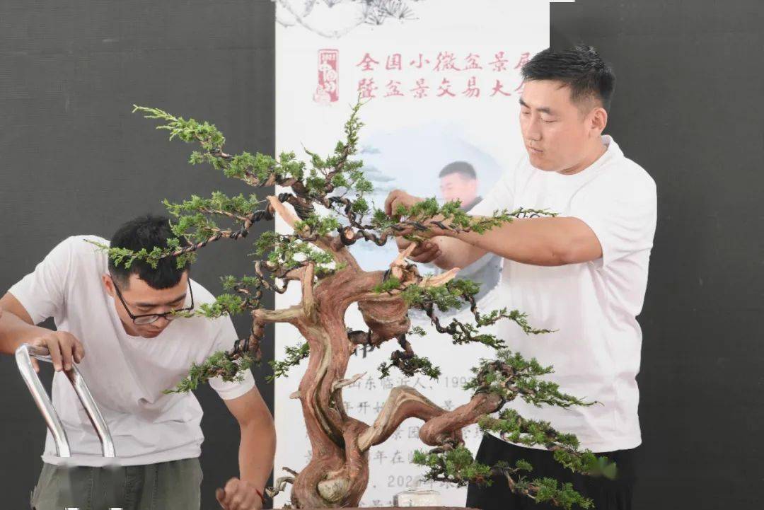 樊顺利大师为来宾介绍制作思路和过程