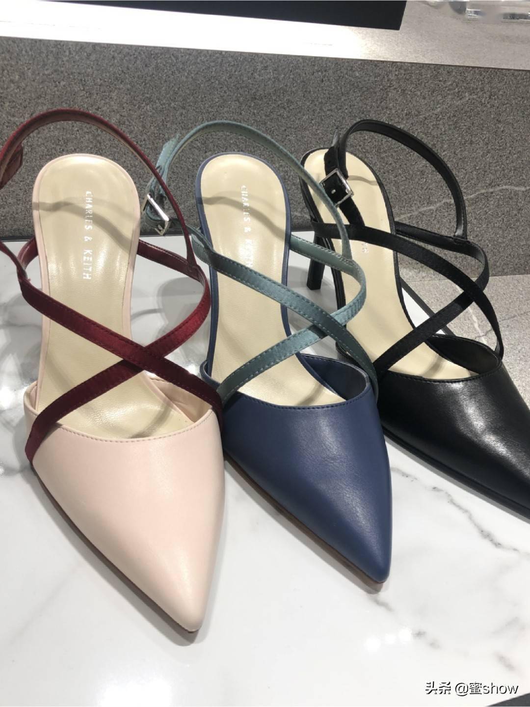 charles&keith的绑带高跟鞋,好看的款式只有它了_ck