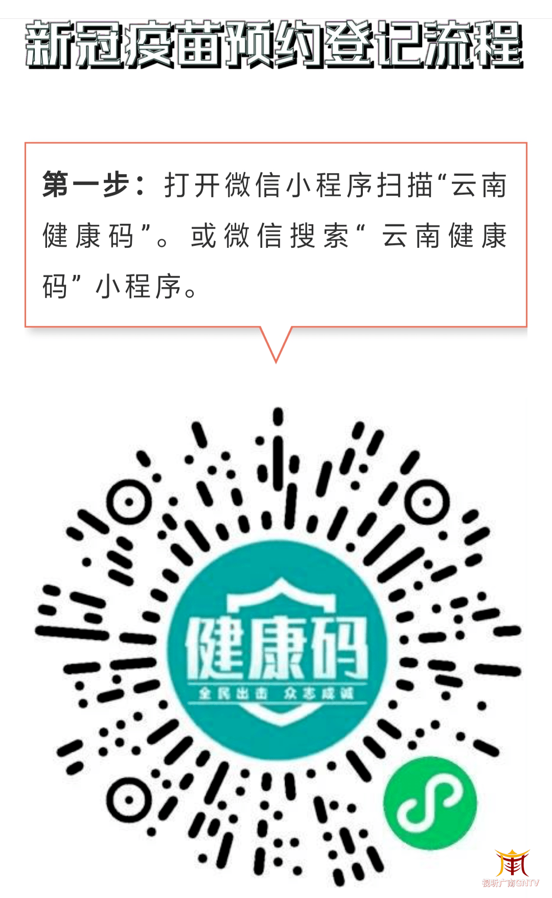 新冠病毒疫苗已到广南,请速速接种!