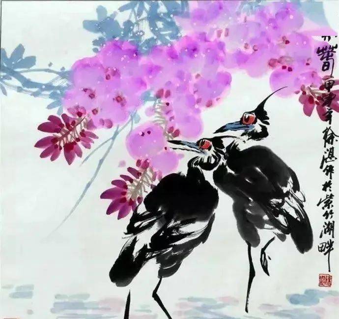 徐湛老师 36幅 高清花鸟作品,收藏了!