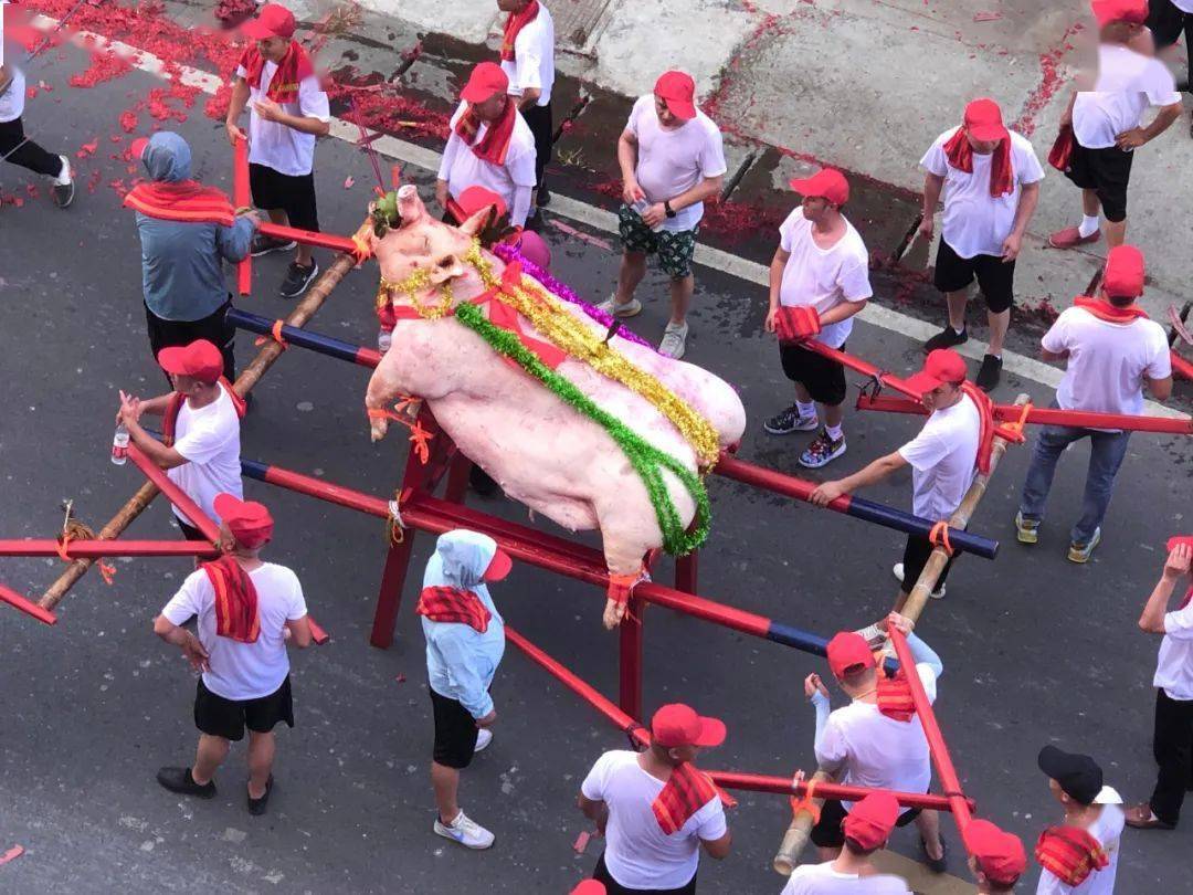 震撼难得一见的新安非遗抬大猪祈丰年