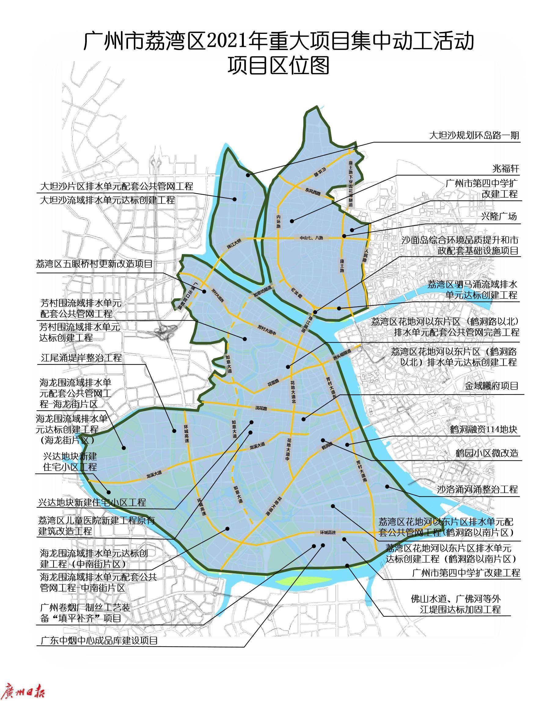 攻坚战主战场白鹤洞街的鹤洞城中村改造项目鹤洞小学复建地块,荔湾区