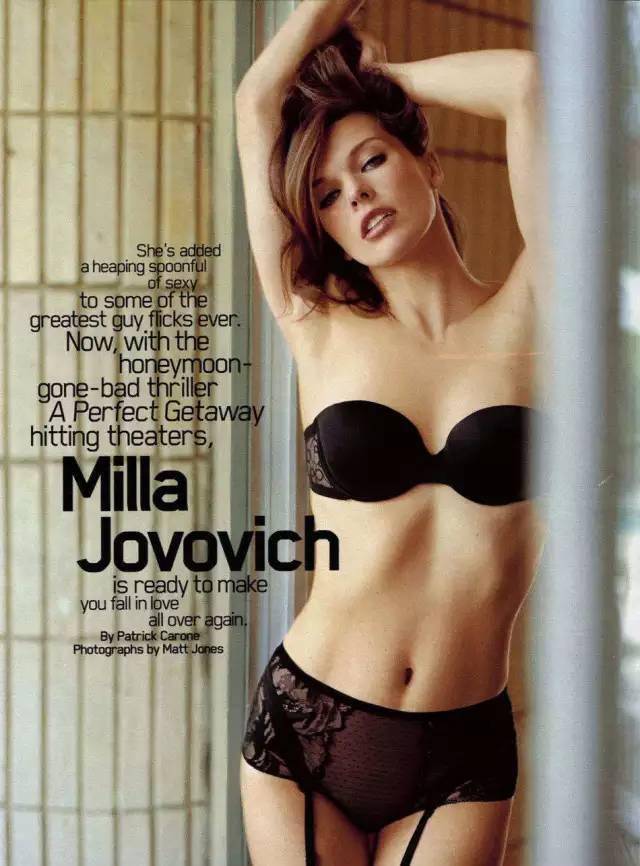 随便挑一个:米拉·乔沃维奇(millajovovich)