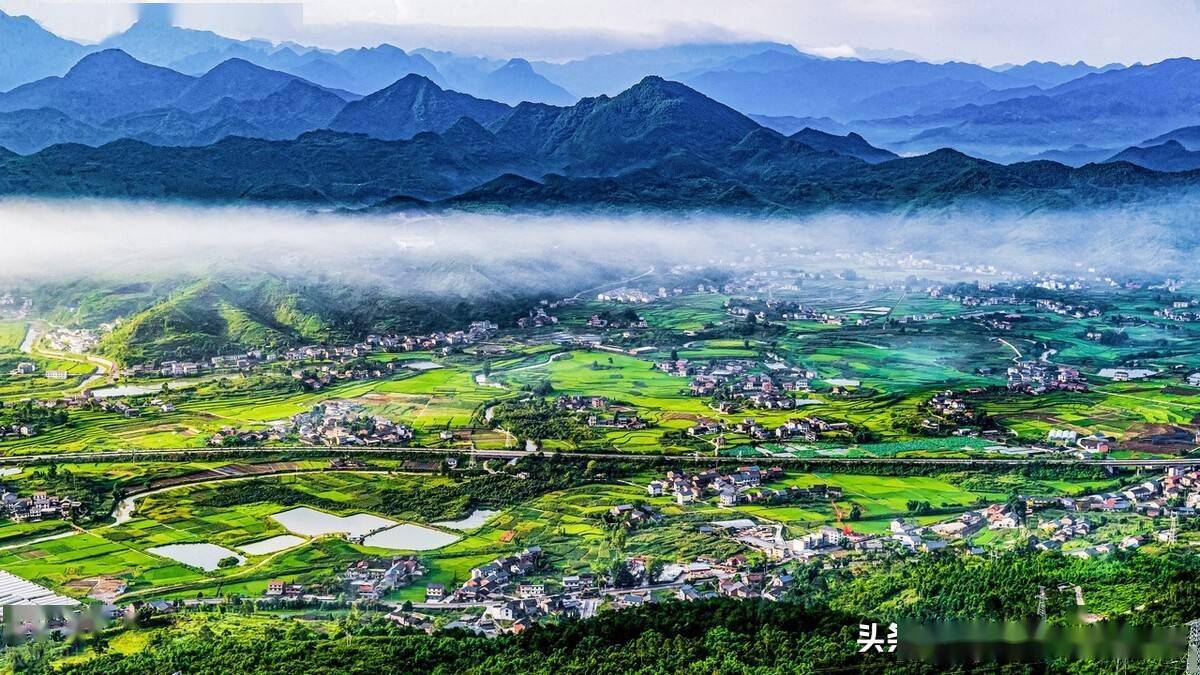 摄影组图重庆南川田园风光美恰似一幅富春山居美景