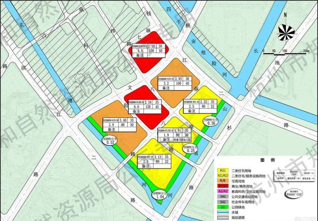 萧山这些地块有新规划新增多处住宅商业用地