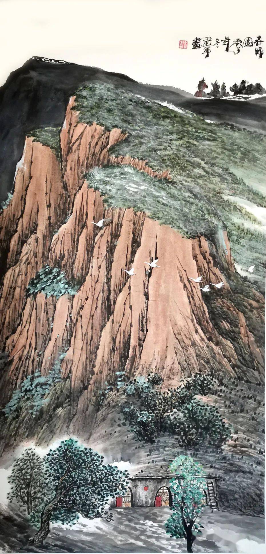 陕西大长安国画院建院五周年展示月丨画家张建军