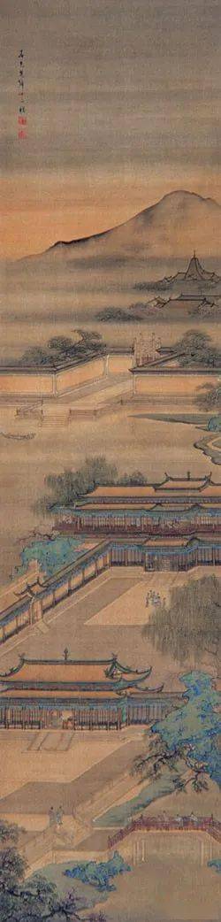 名品视界清代画家袁江袁耀的界画山水欣赏三67