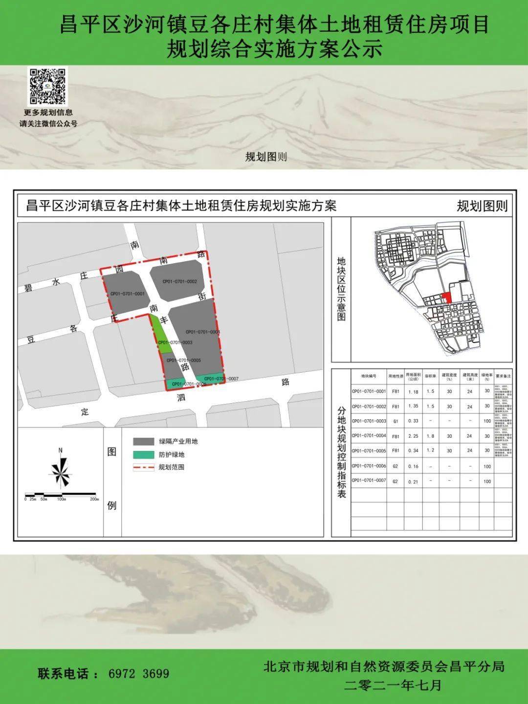 沙河镇豆各庄村集体土地租赁住房项目公示_规划