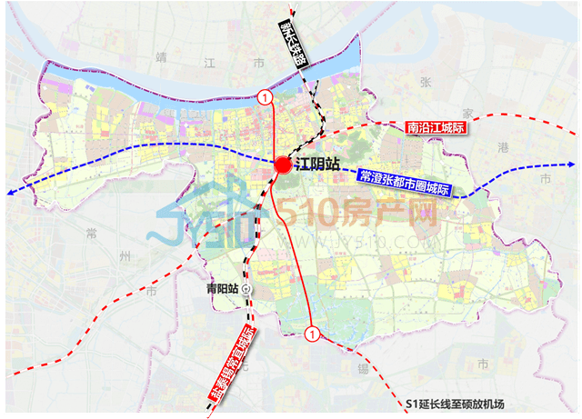 爆料升级20有关江阴交通大规划除了常澄张都市圈城际靖澄过江通道还有