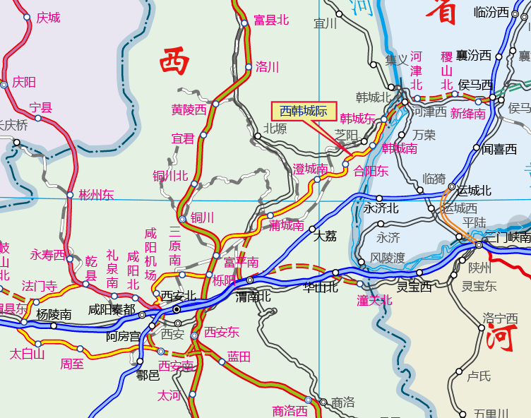 西韩城际铁路◎news