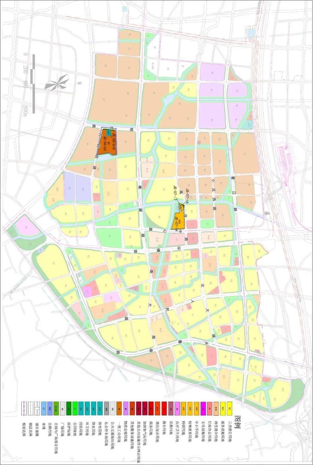 三,宁波市鄞州区中河地段(yz06)控制性详细规划yz06-15-a4地块局部