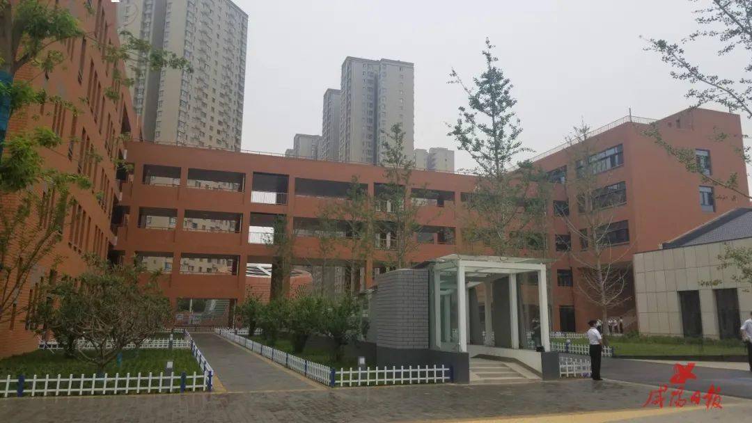 咸阳渭城中学新校区秋季开学将投入使用!