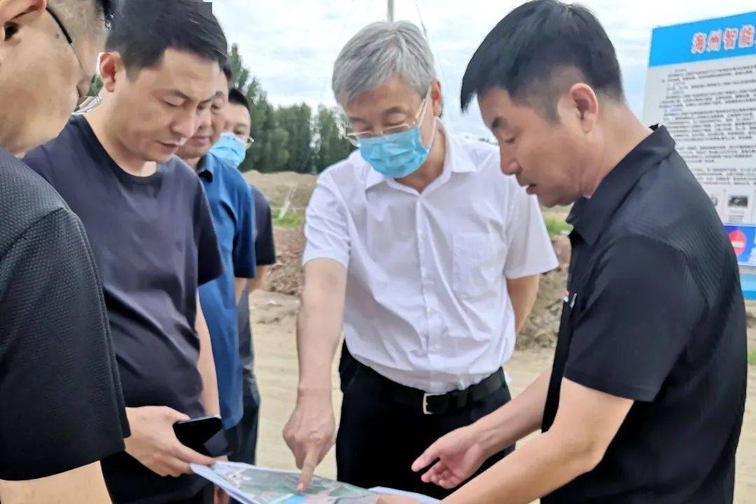 李志军带队到海州智能无人系统产业基地调研基础设施建设工作